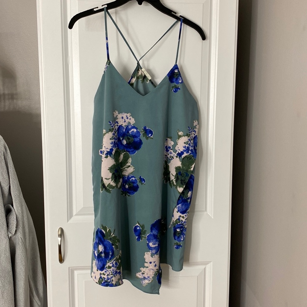 Free People mini slip dress